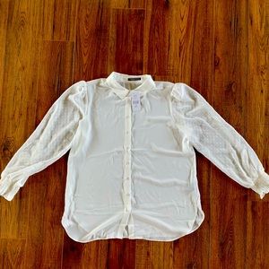 Beautiful White Blouse - XL